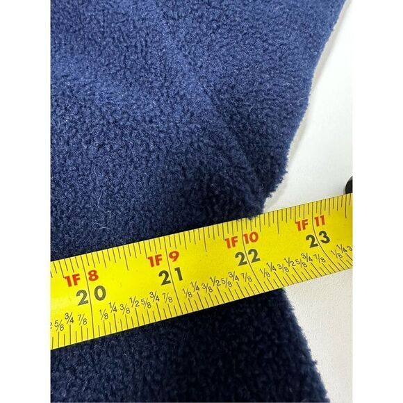 Hard Rock Cafe Cape Town Fleece Embroidered Pullover Size S 1/3 Zip Blue Green - Picture 8 of 10